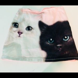 Small girls kitten summer skirt
